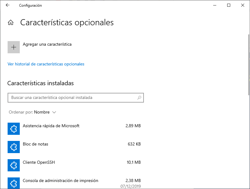 Características opcionales Intelligent Life