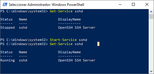 SSH y SCP con Windows 10 activar SSH Intelligent Life